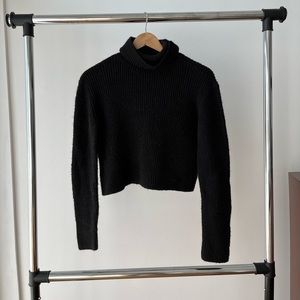 Dynamite black turtleneck knit sweater